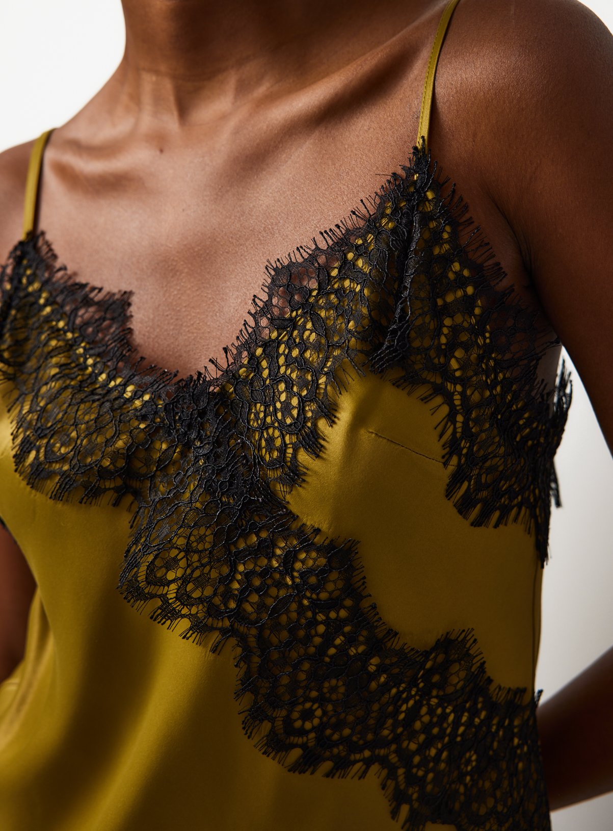 Green Satin Camisole Top 8 - Image 2 thumbnail