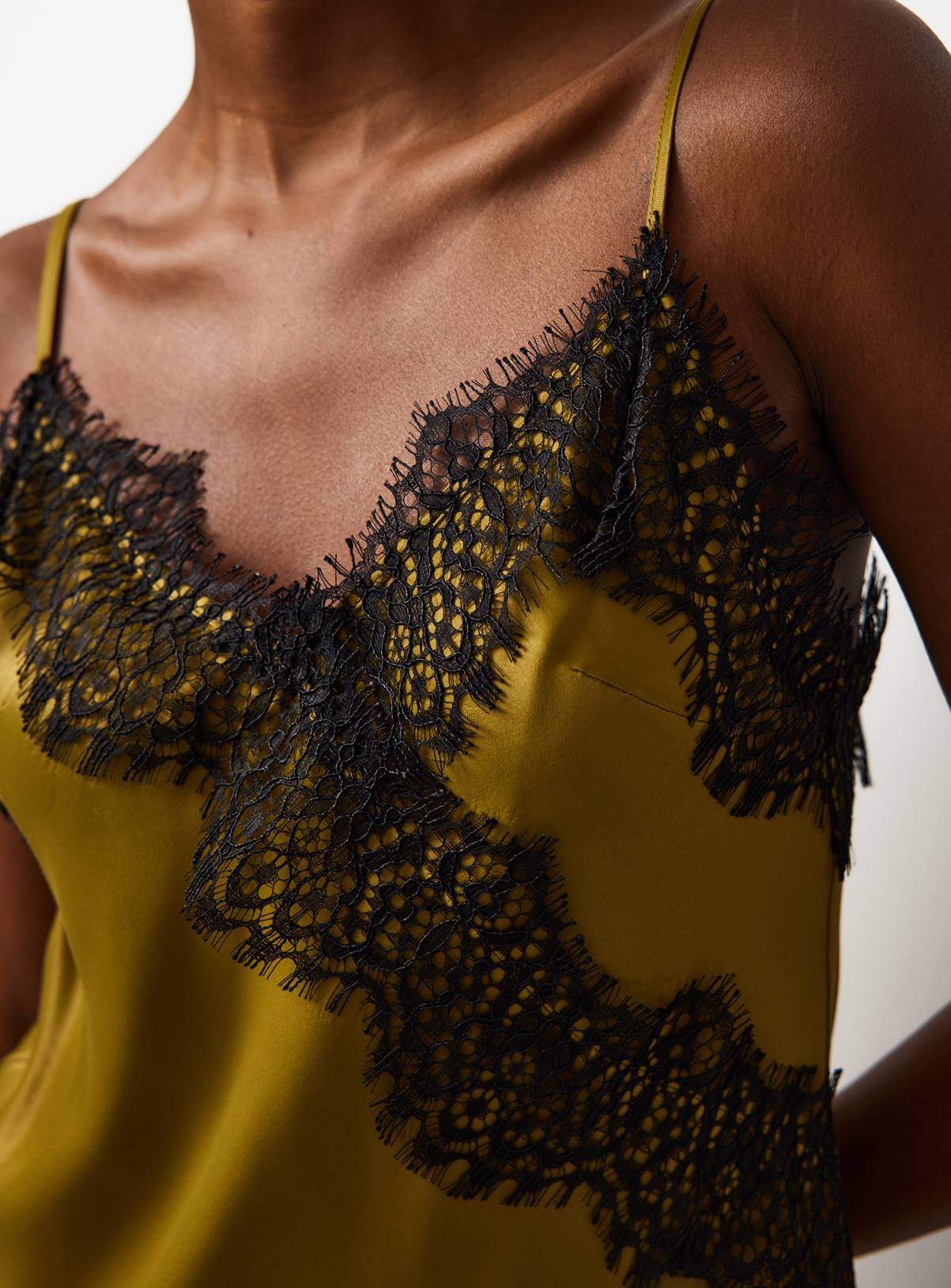 Green Satin Camisole Top 8 - Image 2