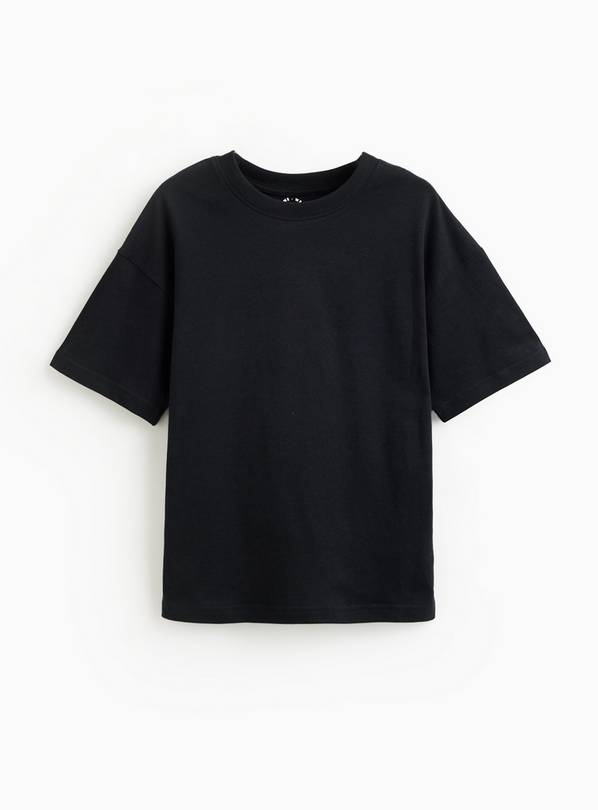 Black Relaxed T-Shirt 1 year