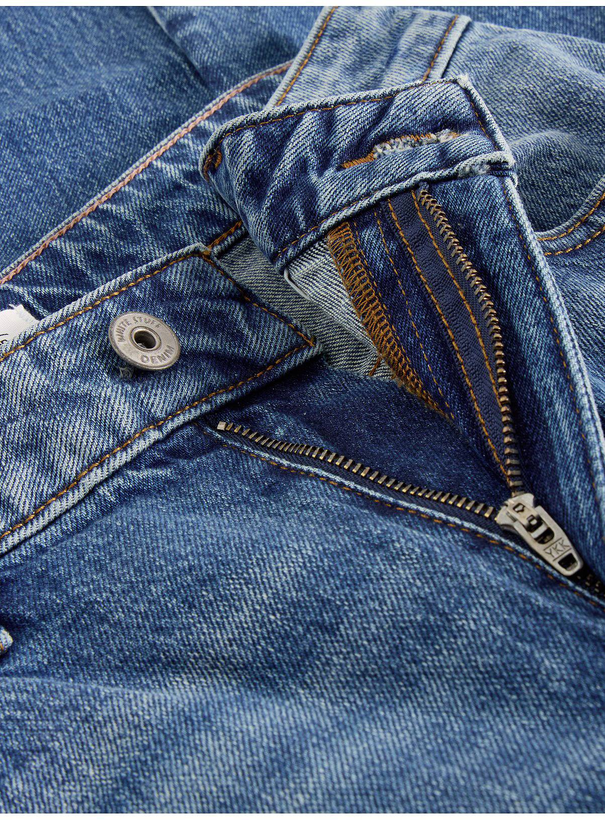 WHITE STUFF Aubrey Barrel Leg Jean Mid Denim 14 - Image 6