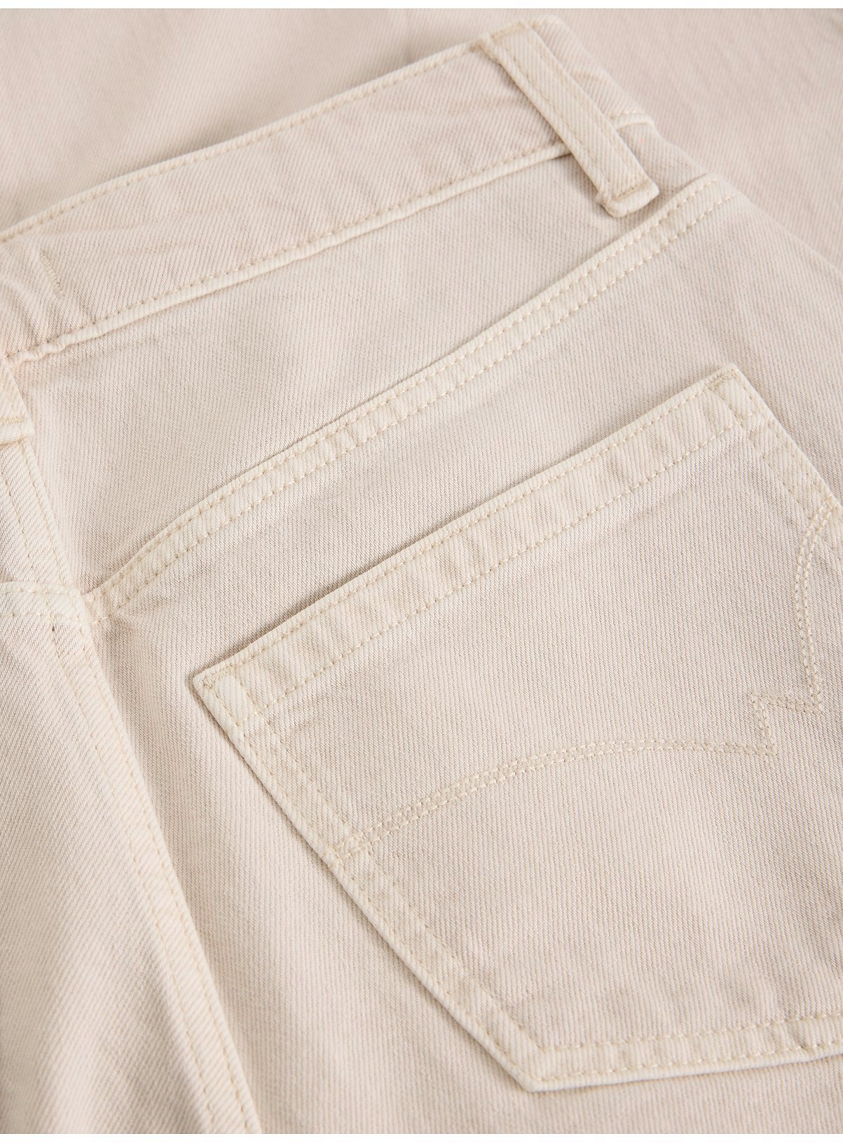 WHITE STUFF Aubrey Barrel Leg Jean White 8 - Image 6 thumbnail