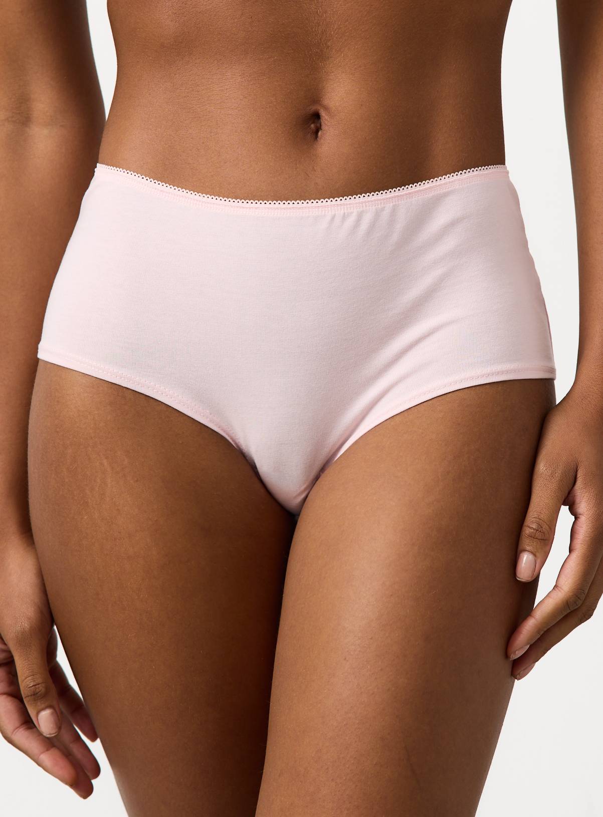 Navy & Pink Short Knickers 5 Pack 10 - Image 2