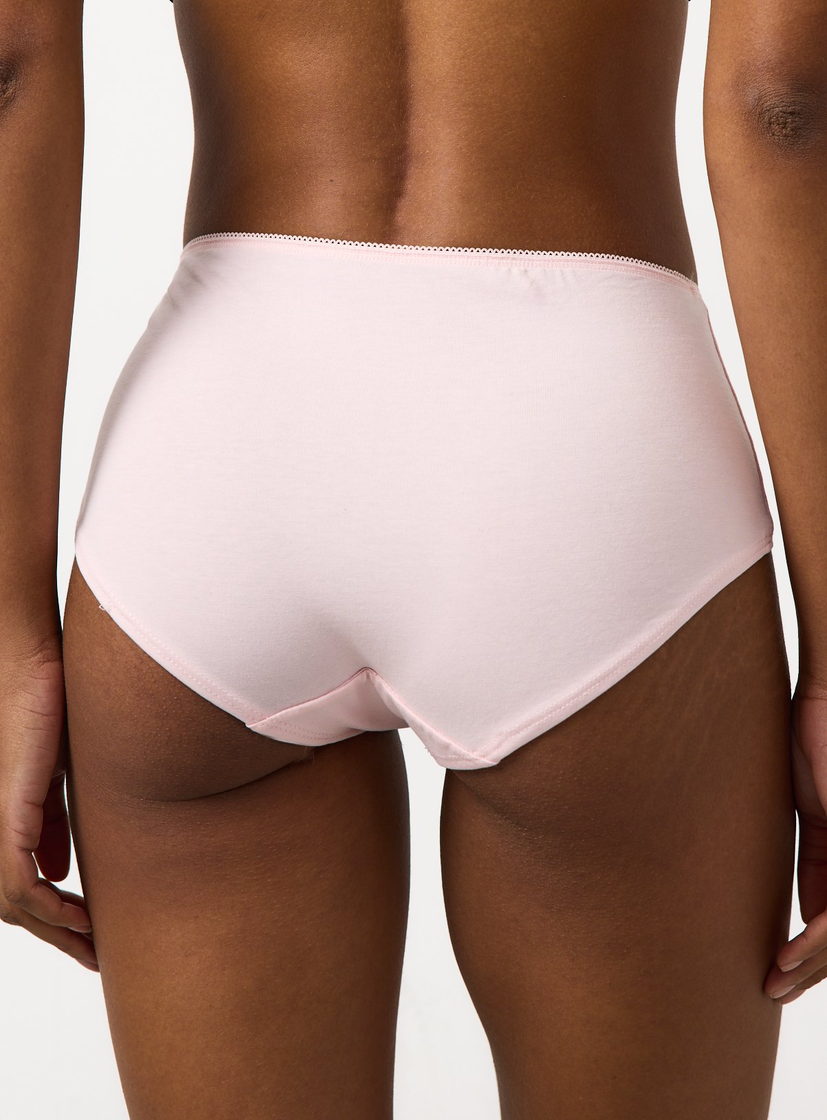 Navy & Pink Short Knickers 5 Pack 10 - Image 4 thumbnail