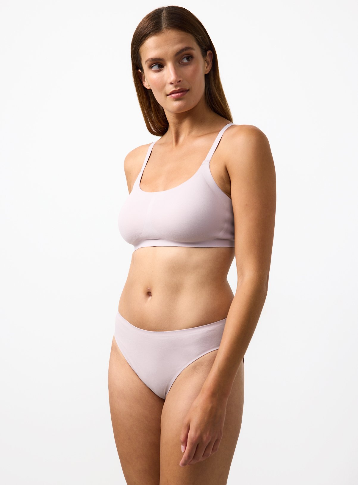 Cottonform™ Pink Bonded Crop Top 14 - Image 2 thumbnail