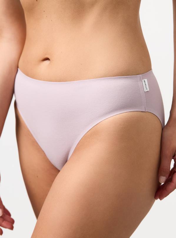 Cottonform™ Pink Free Cut Bonded High Leg Knickers 10