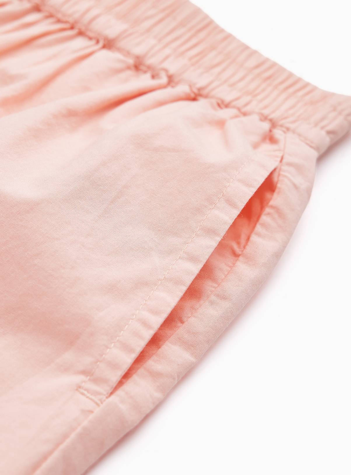 Coral Poplin Wide Leg Trousers 5 years - Image 2