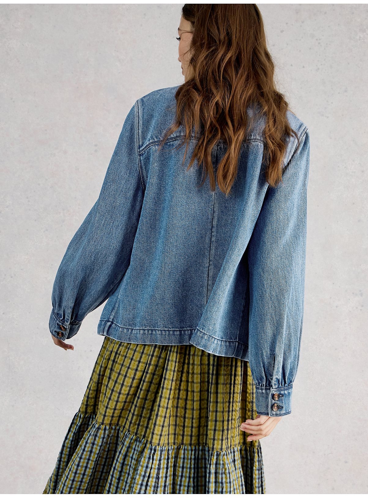 WHITE STUFF Demi Utility Denim Jacket 14 - Image 2 thumbnail
