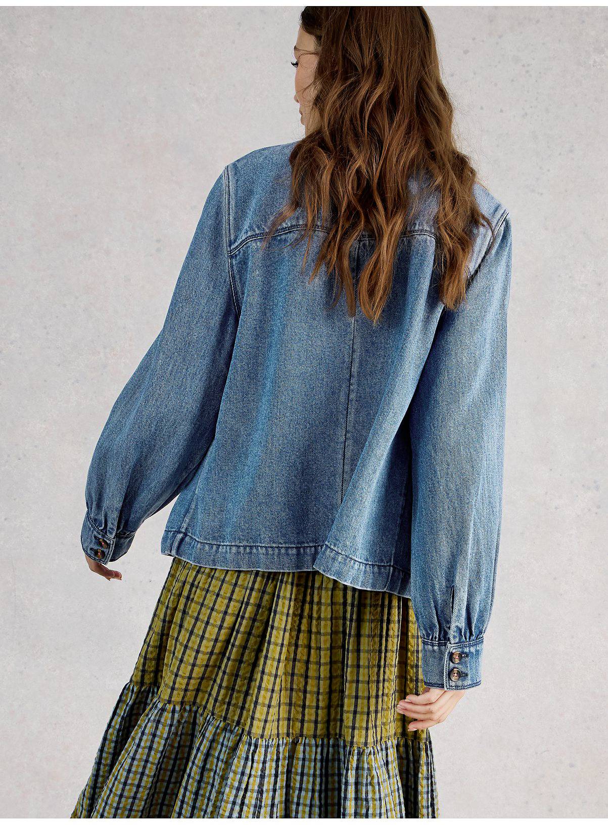 WHITE STUFF Demi Utility Denim Jacket 14 - Image 2