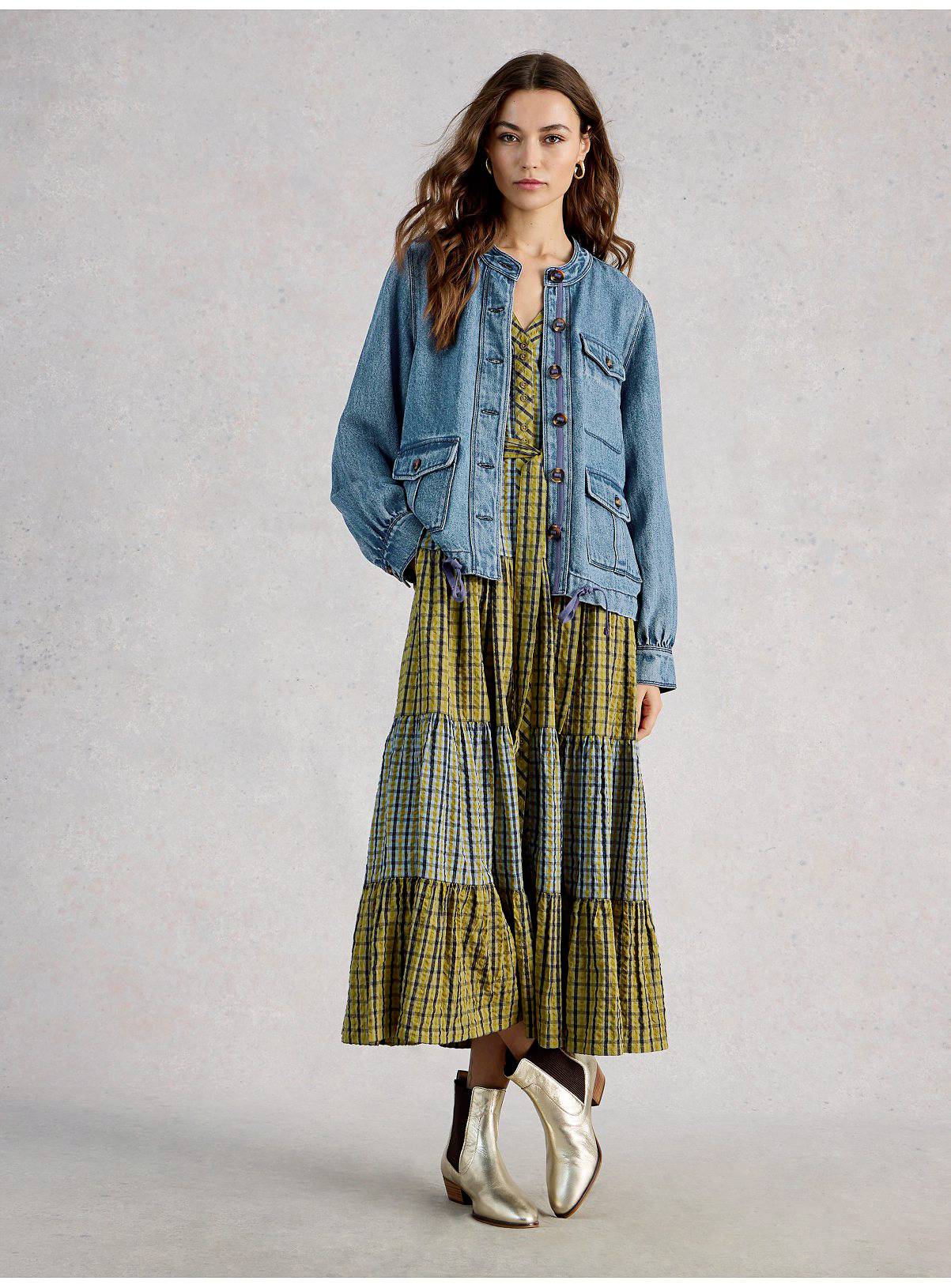 WHITE STUFF Demi Utility Denim Jacket 14 - Image 3