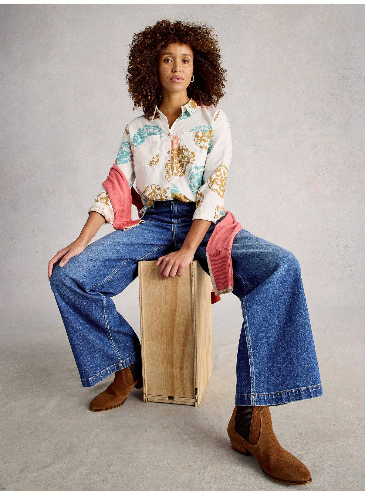 WHITE STUFF Sophie Organic Cotton Shirt 8 - Image 1