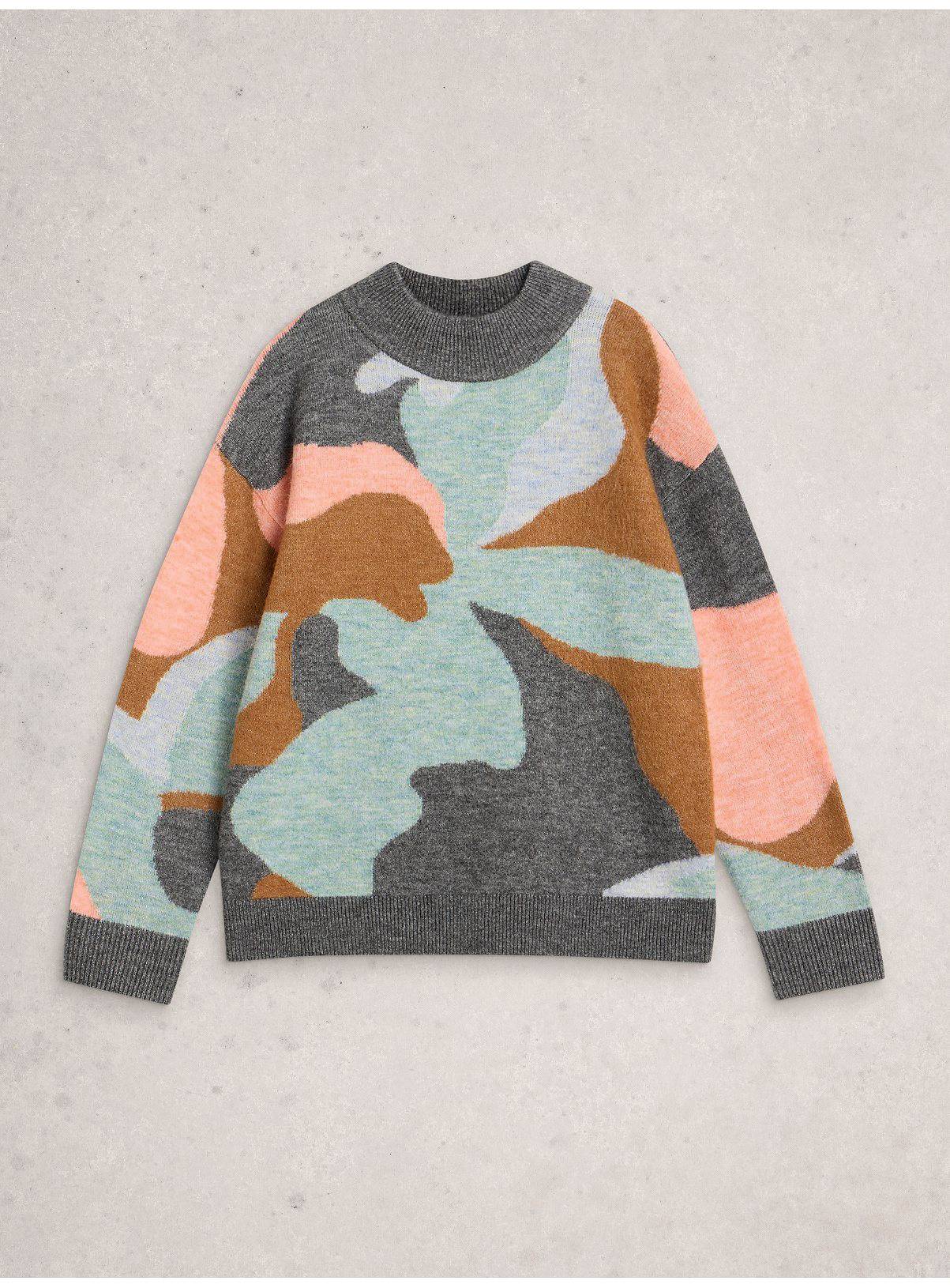 WHITE STUFF Aria Abstract Jumper 8 - Image 5
