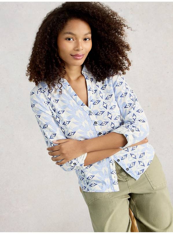 WHITE STUFF Annie Jersey Shirt 18