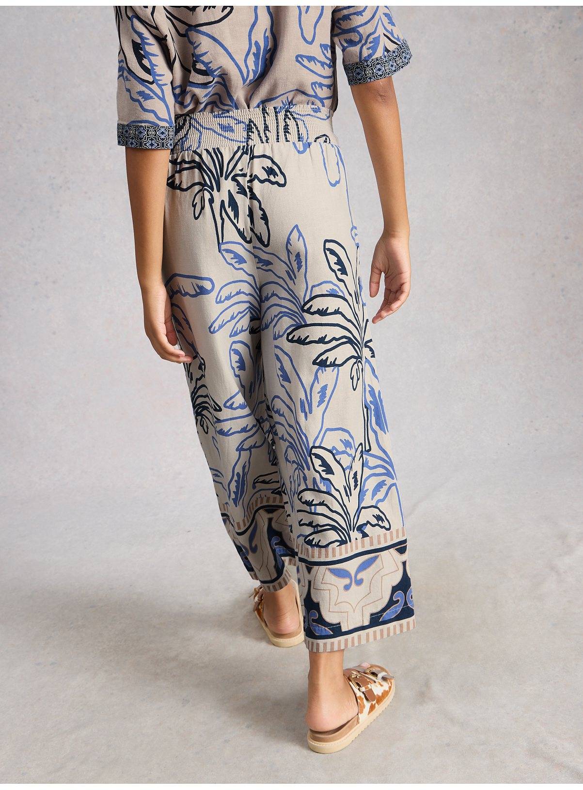 WHITE STUFF Shelly Linen Blend Culotte 8 - Image 3