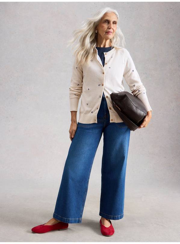 WHITE STUFF Lulu Embroidered Cardi 16