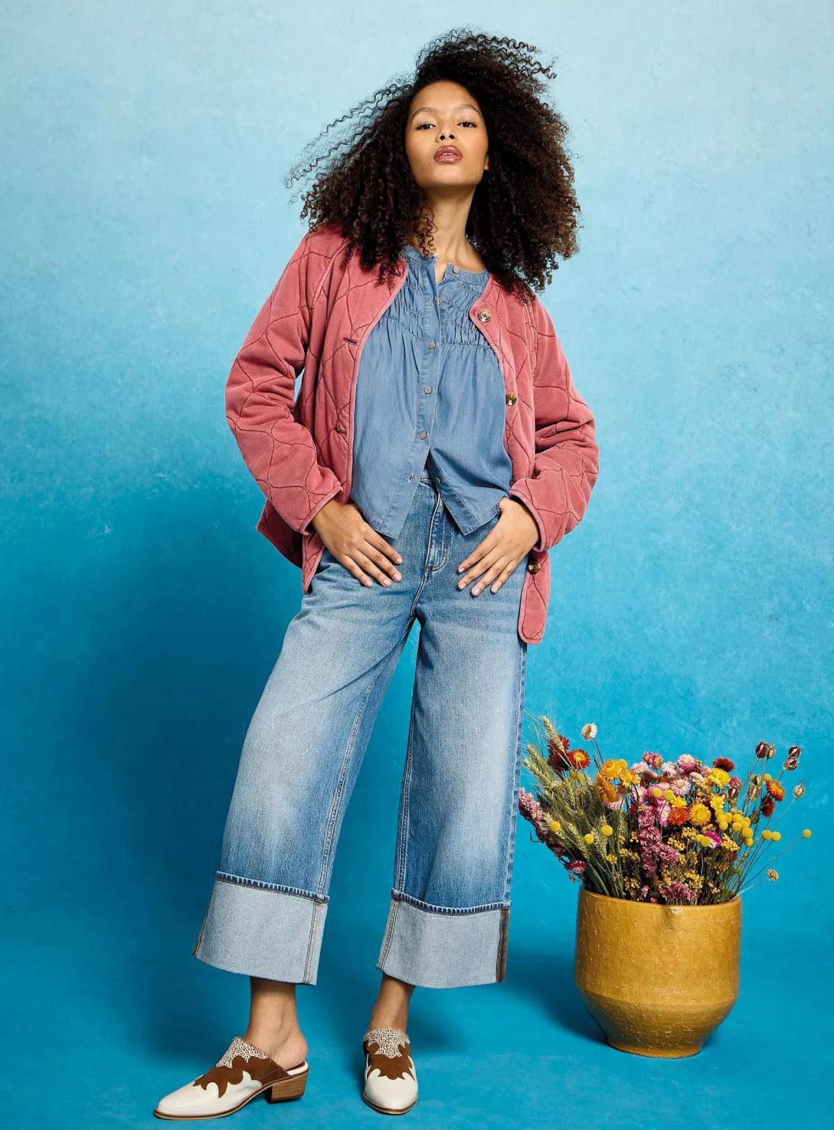 WHITE STUFF Tammie Chambray Shirt 8 - Image 4