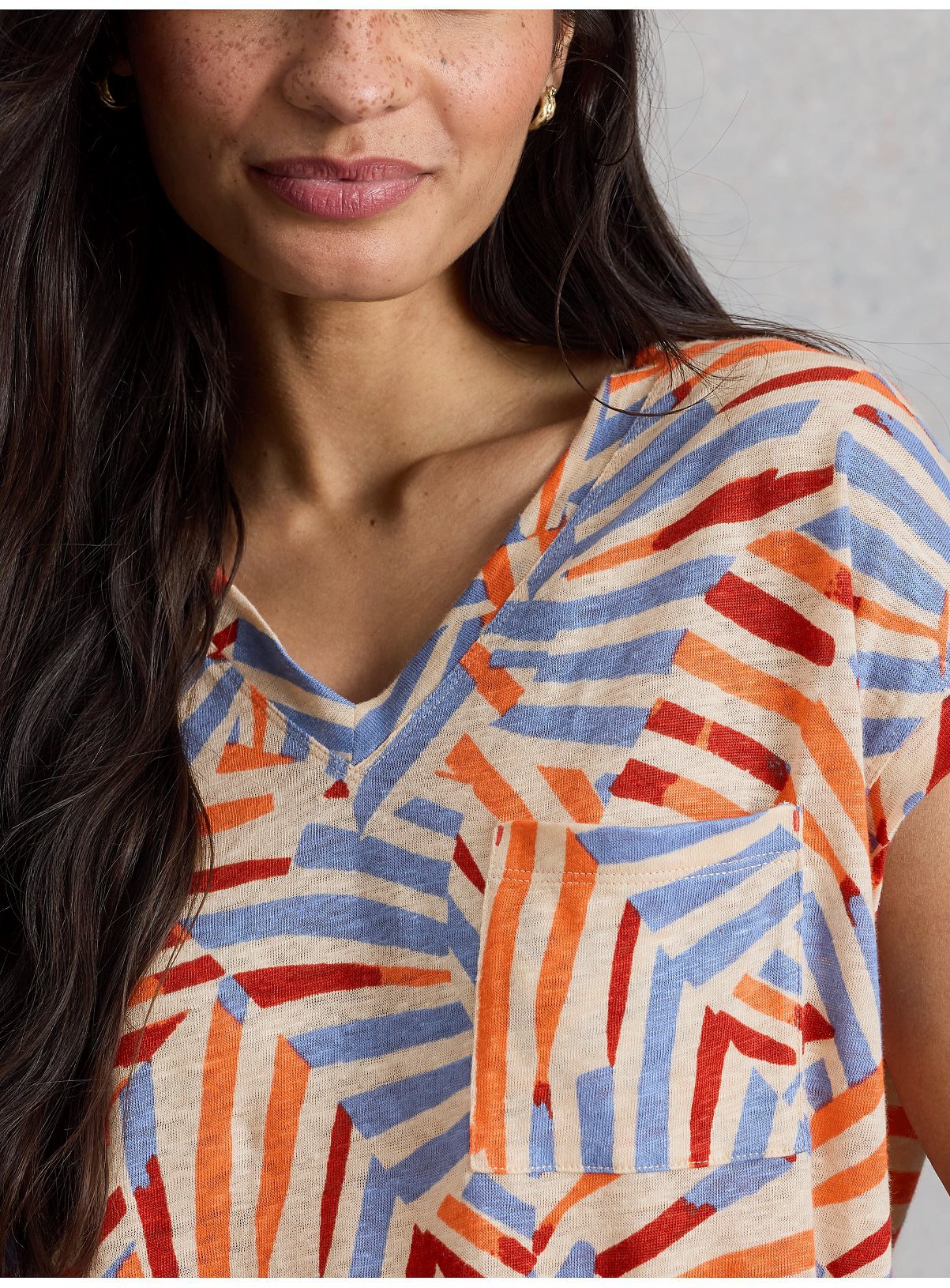 WHITE STUFF Iris Linen T Shirt 10 - Image 3 thumbnail