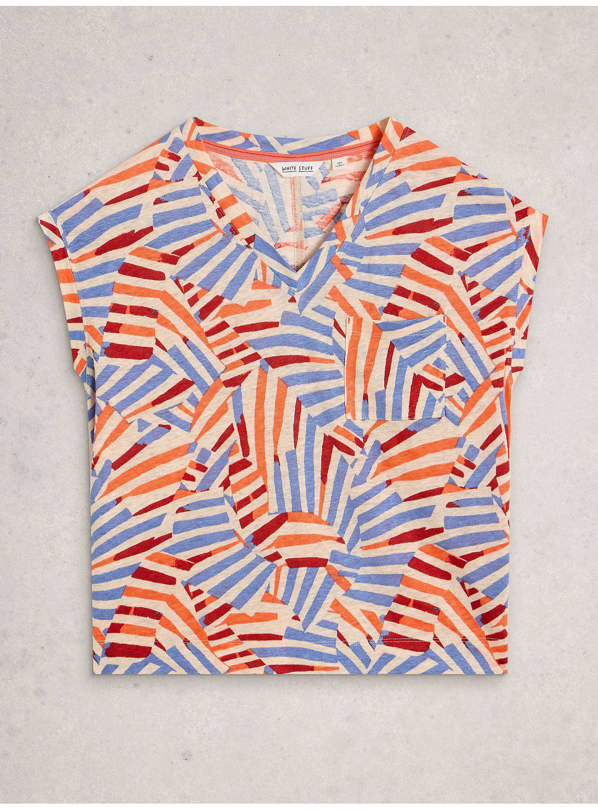 WHITE STUFF Iris Linen T Shirt 10 - Image 5