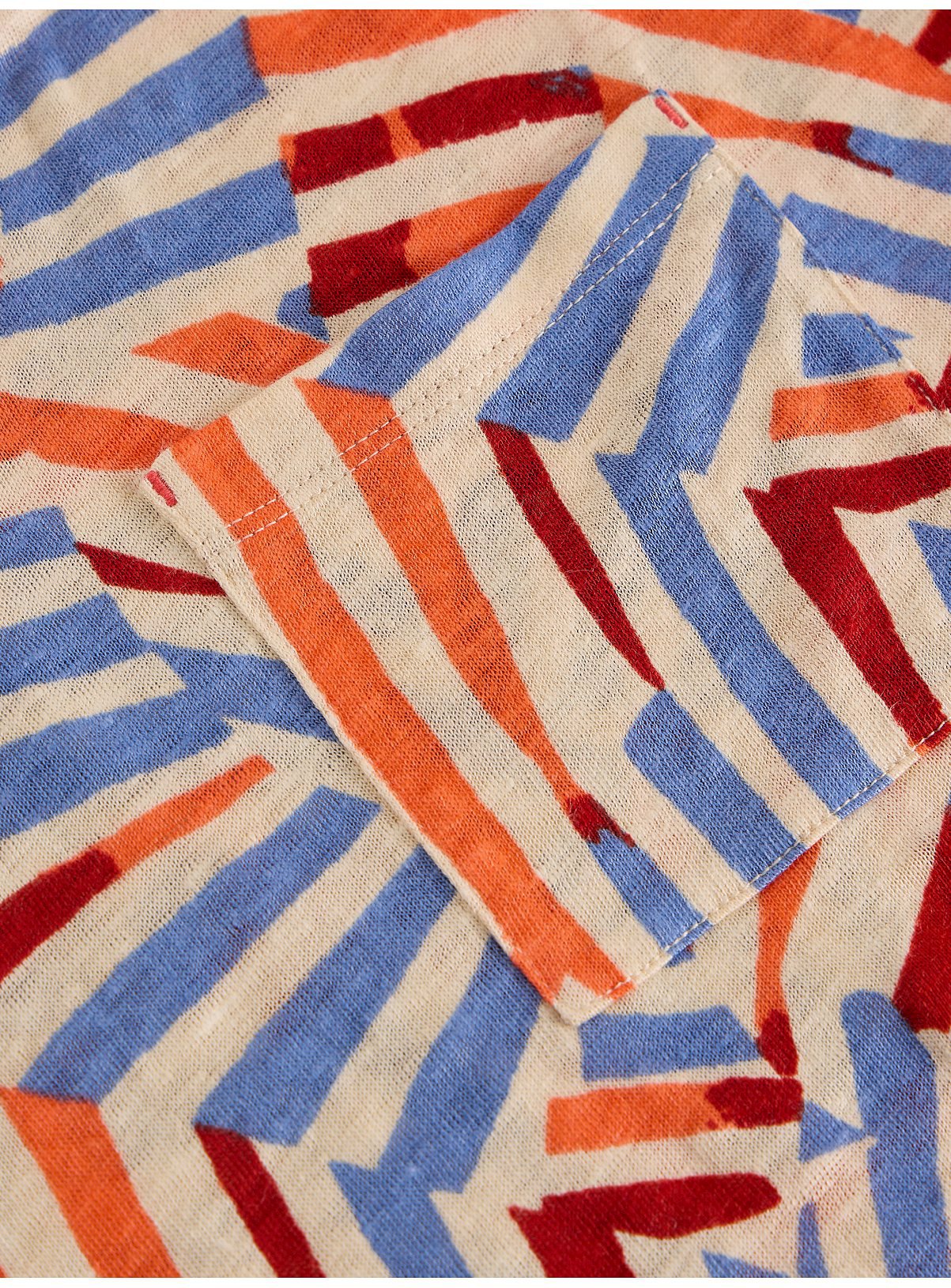 WHITE STUFF Iris Linen T Shirt 10 - Image 6 thumbnail