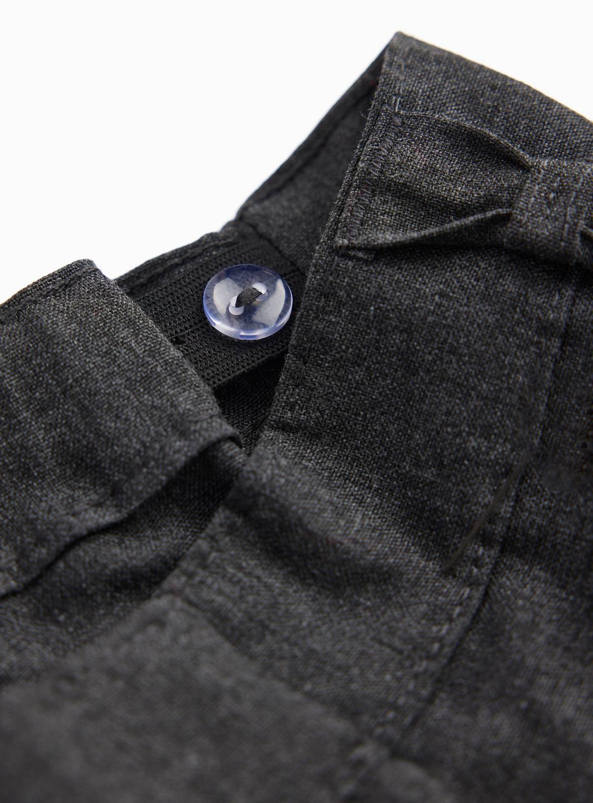 Grey Woven Reinforced Knee Extendable Hem Trousers 5 Pack 11 years - Image 2