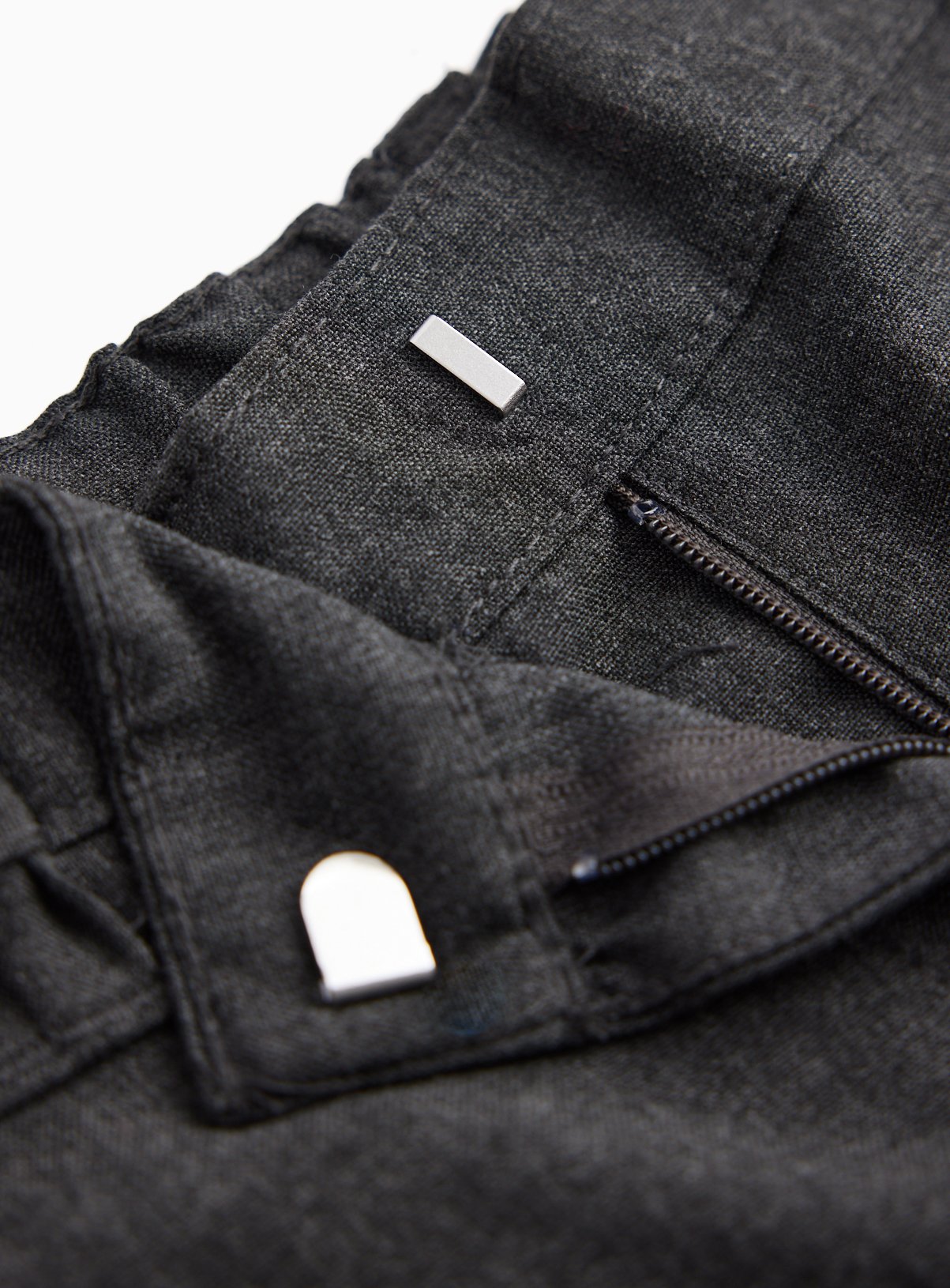 Grey Woven Reinforced Knee Extendable Hem Trousers 5 Pack 11 years - Image 3 thumbnail