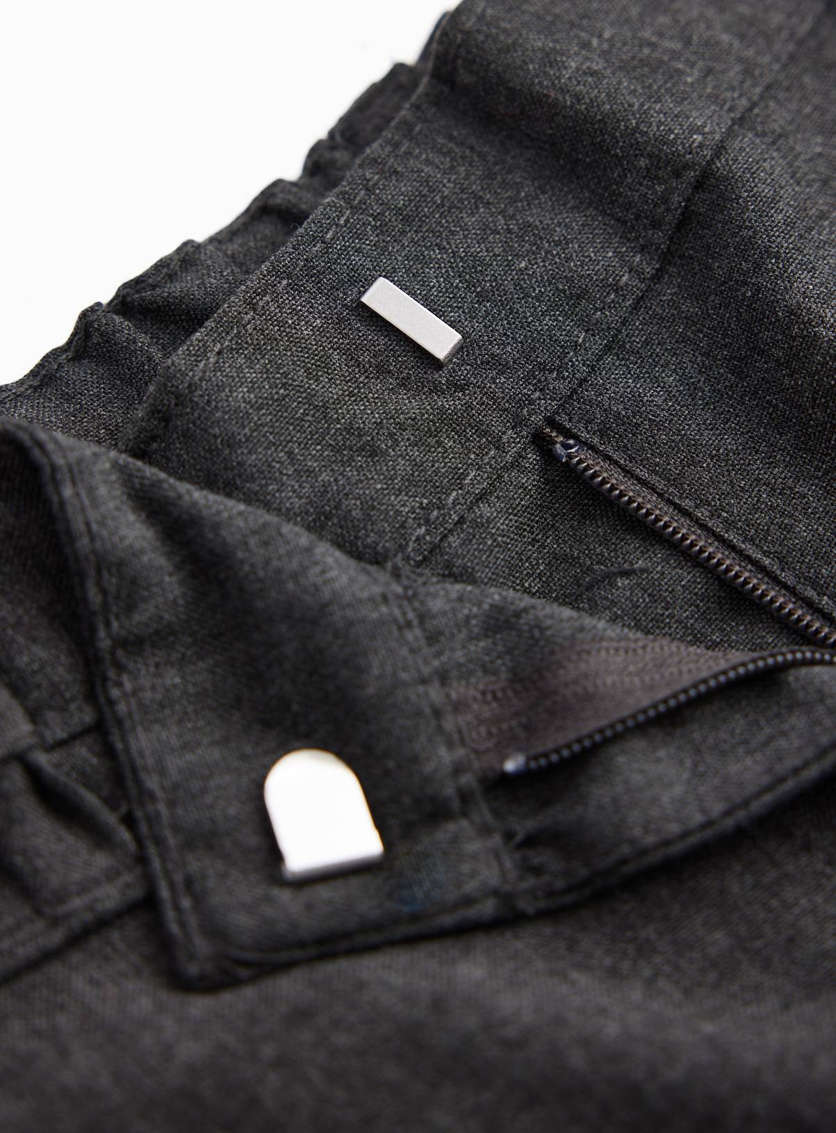 Grey Woven Reinforced Knee Extendable Hem Trousers 5 Pack 11 years - Image 3