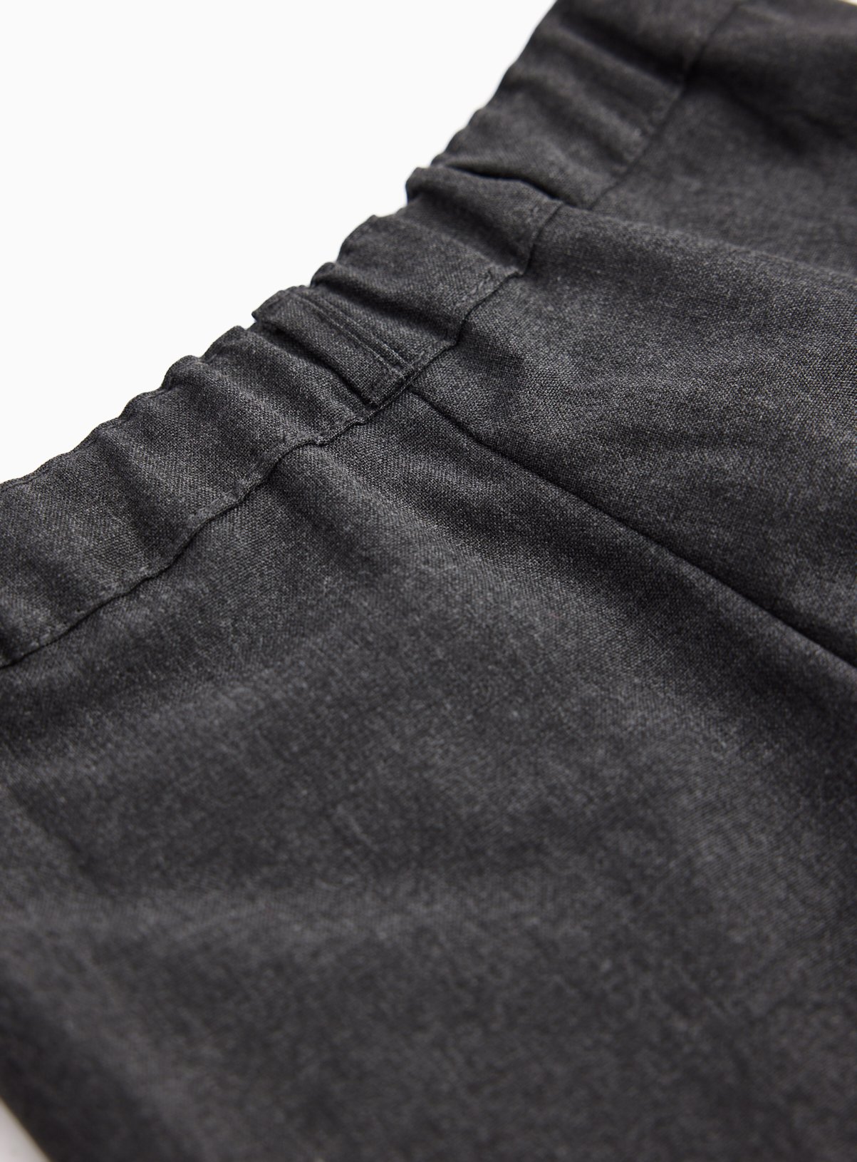 Grey Woven Reinforced Knee Extendable Hem Trousers 5 Pack 11 years - Image 4 thumbnail