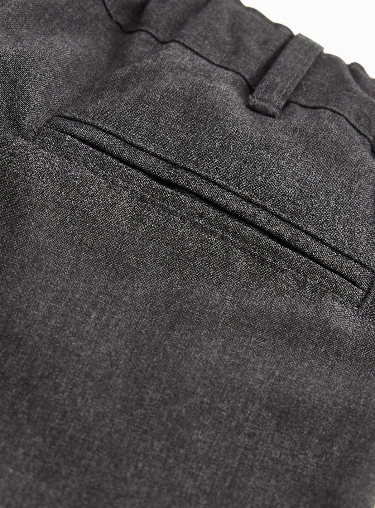 Grey Woven School Trousers 5 Pack 6 years - Image 3