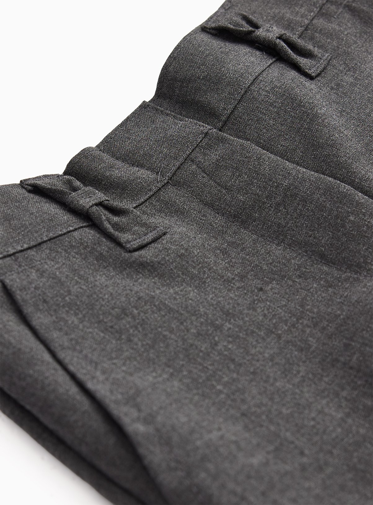 Grey Woven School Trousers 5 Pack 11 years - Image 2 thumbnail