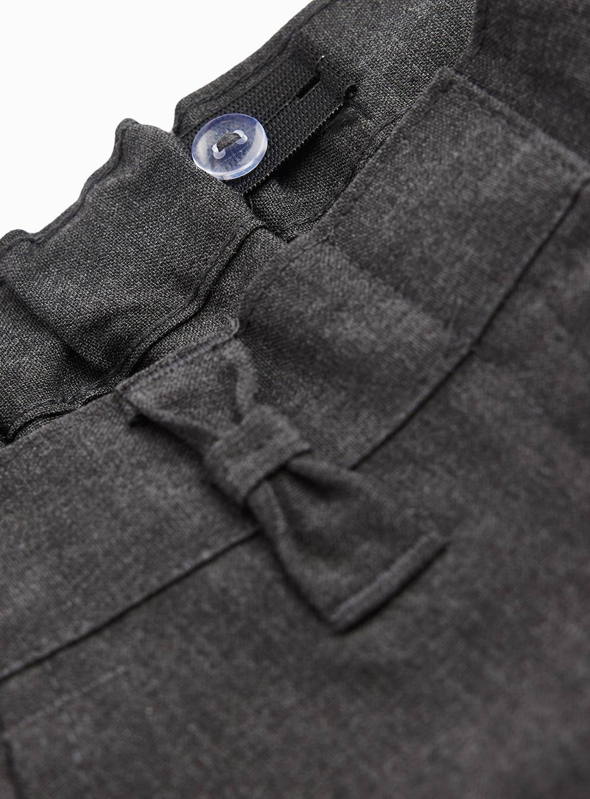 Grey Woven School Trousers 5 Pack 11 years - Image 4