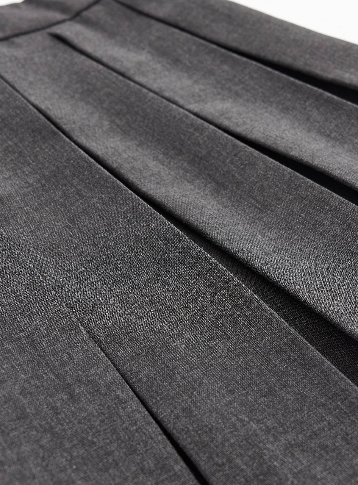 Grey Permanent Pleat Skirts 5 Pack 12 years - Image 2