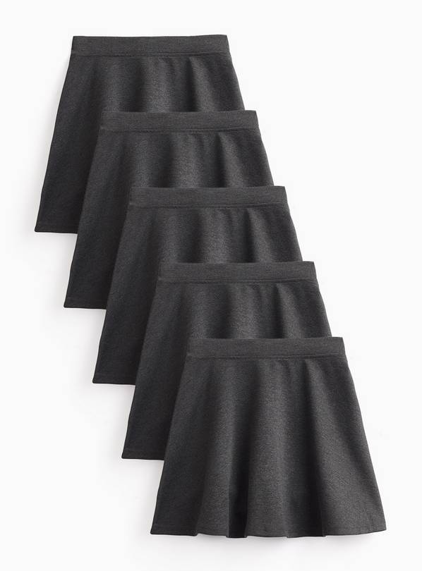 Grey Jersey Skater Skirt 5 Pack 5 years