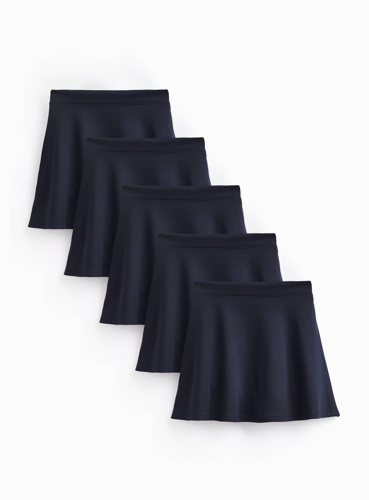 Grey Jersey Skater Skirt 5 Pack 11 years - Image 1