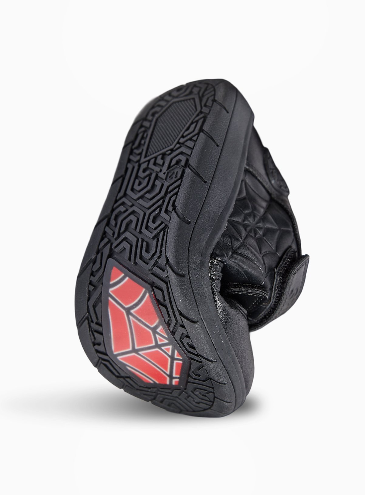 Black Spider-Man Twin Strap School Shoes 8 Infant - Image 2 thumbnail