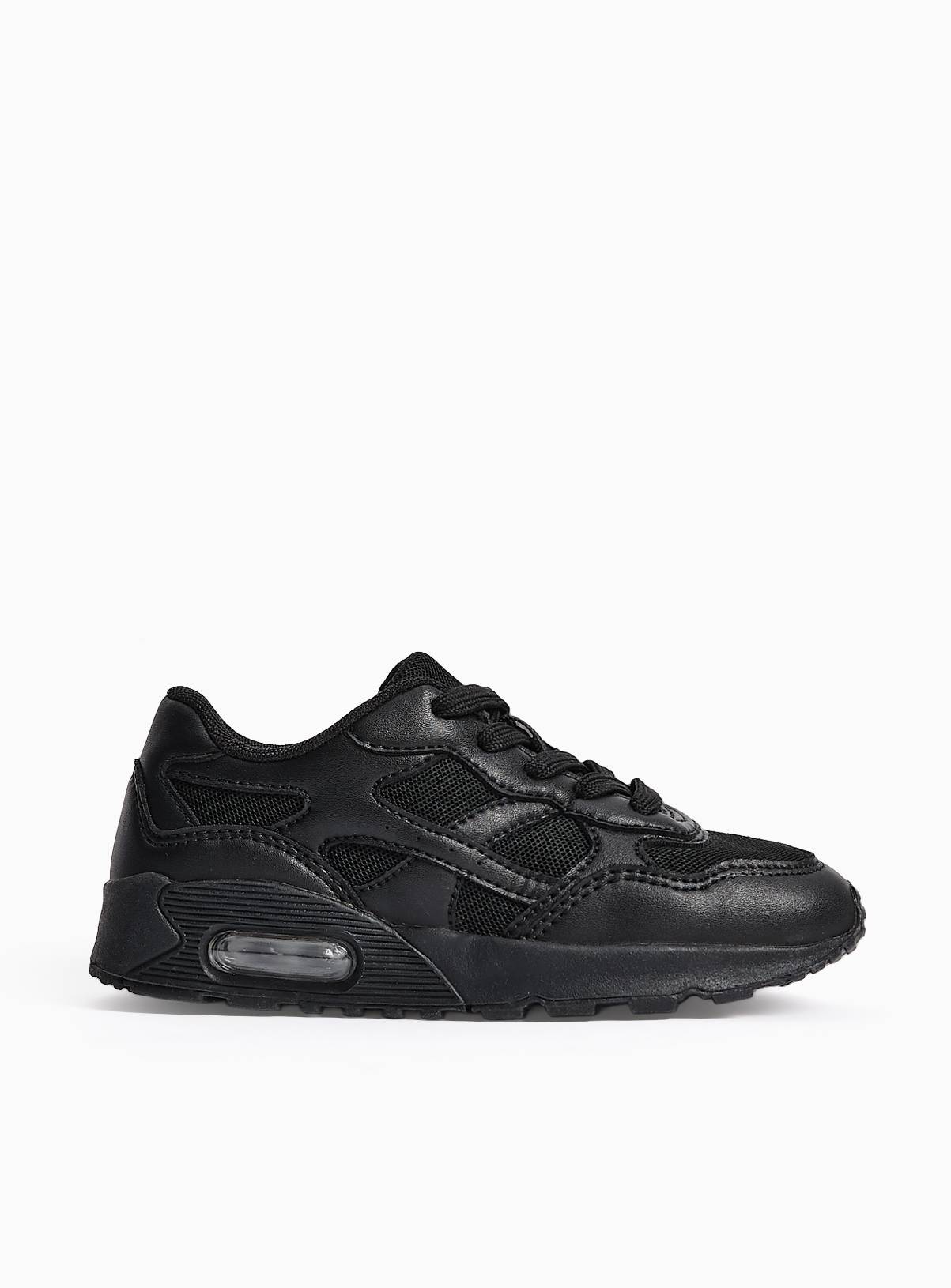 Black Bubble Sole Trainers 11 Infant - Image 3