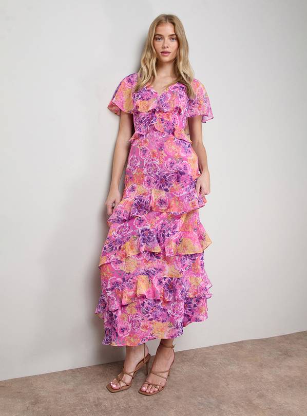 OASIS Ruffle Detail Maxi Dress 6