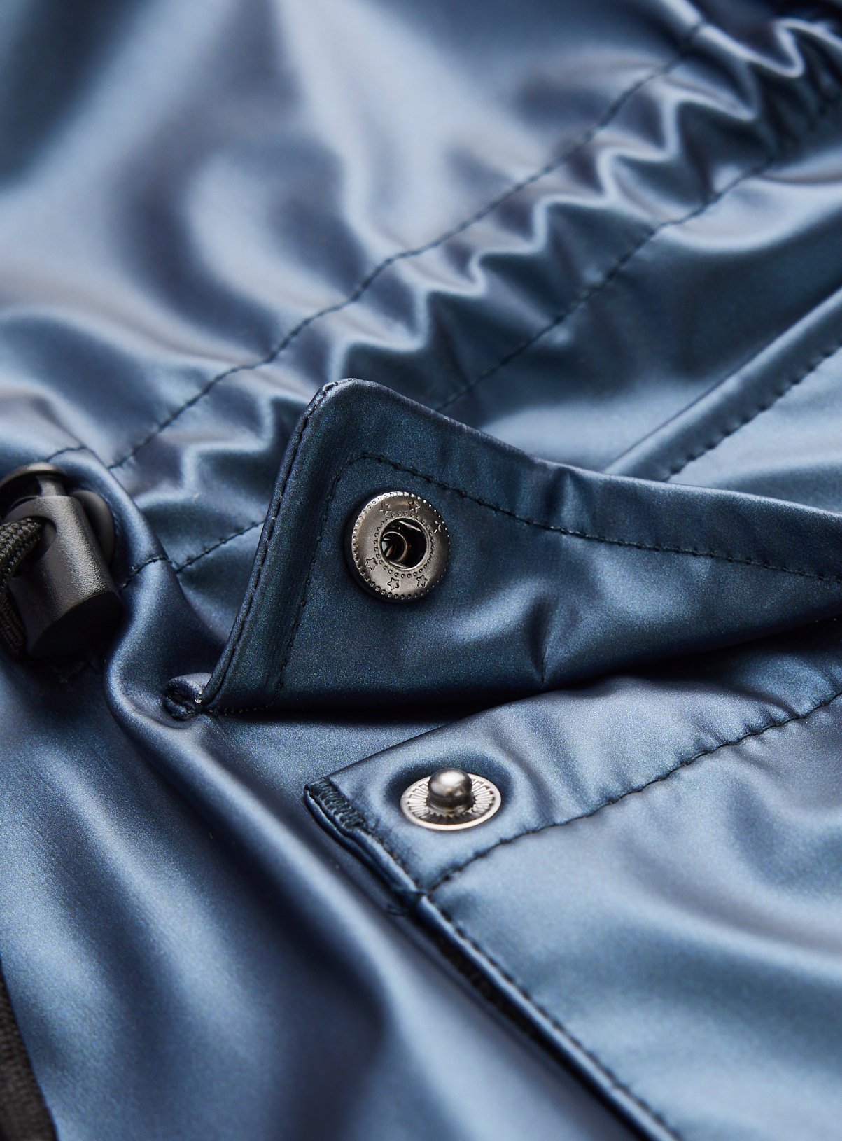 Navy Faux Fur-Lined Mac 5-6 years - Image 3 thumbnail
