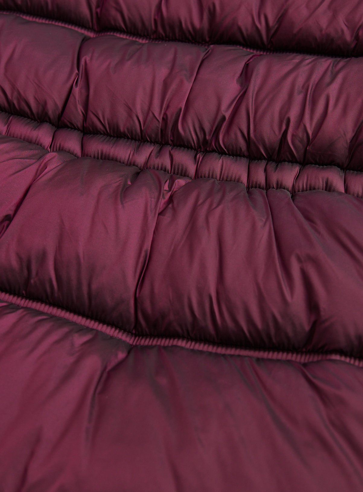 Burgundy Fluffy Hood Puffer Jacket 15-16 years - Image 3 thumbnail