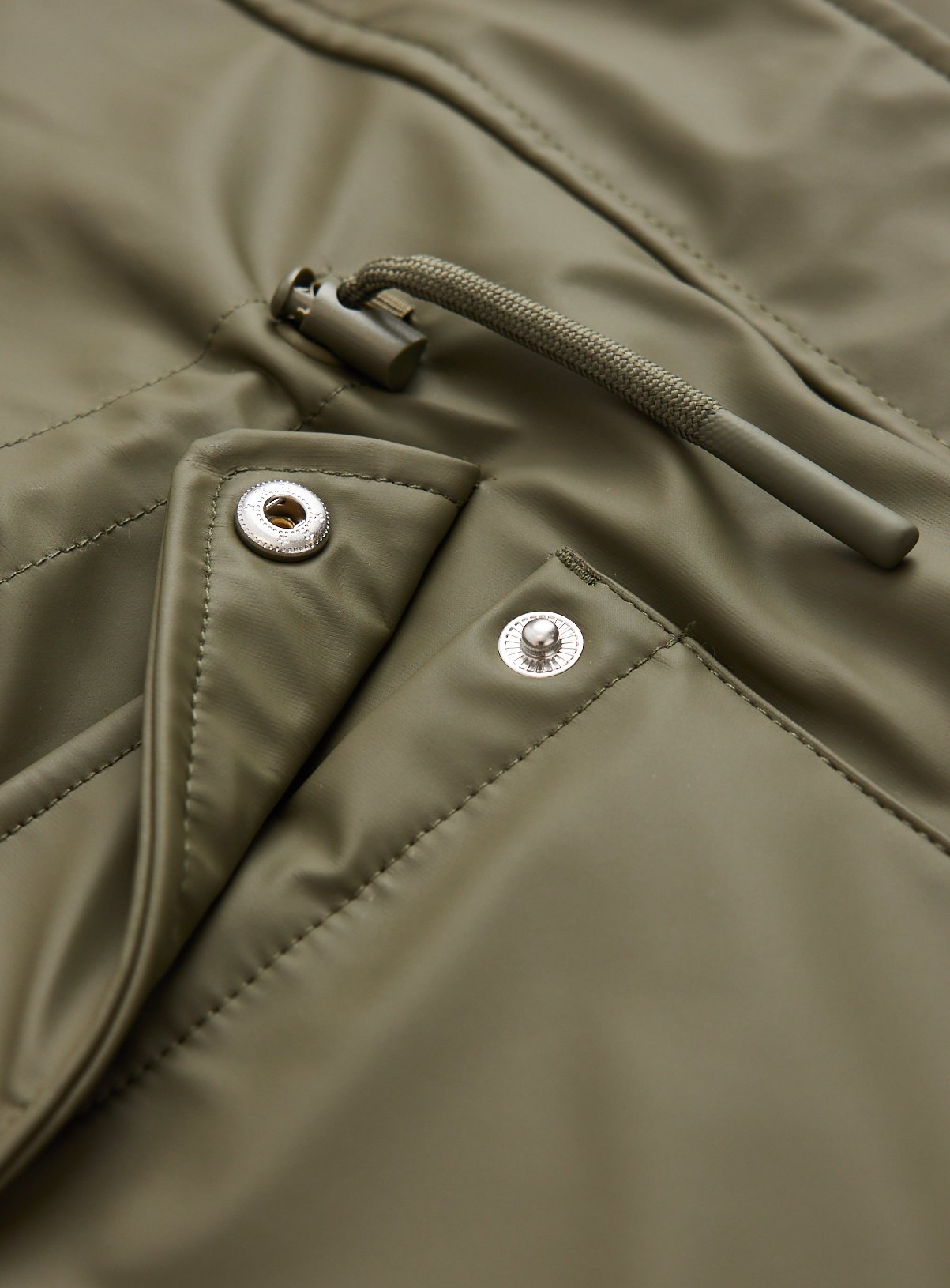 Khaki Faux Fur-Lined Mac 7-8 years - Image 3 thumbnail