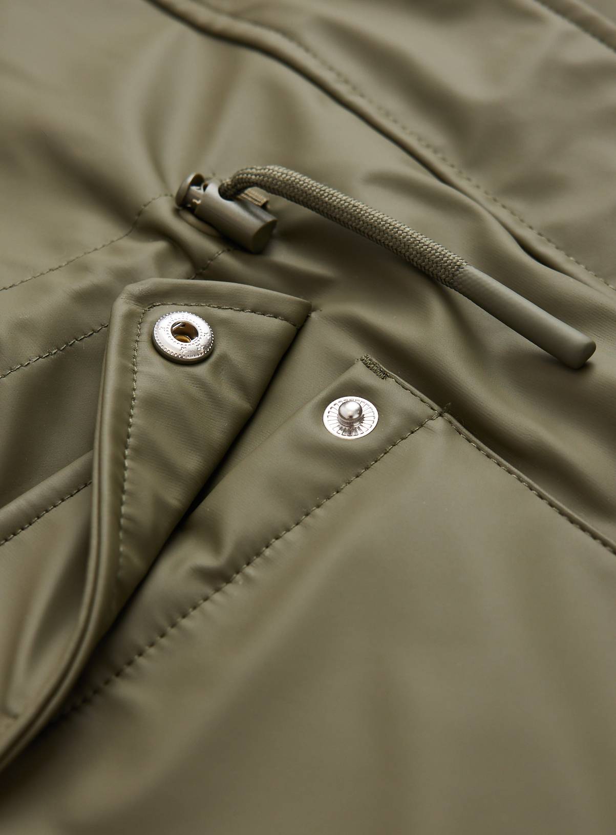 Khaki Faux Fur-Lined Mac 7-8 years - Image 3
