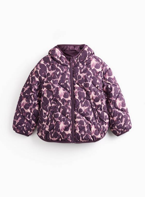 Burgundy Lightweight Quilted Coat 13-14 years