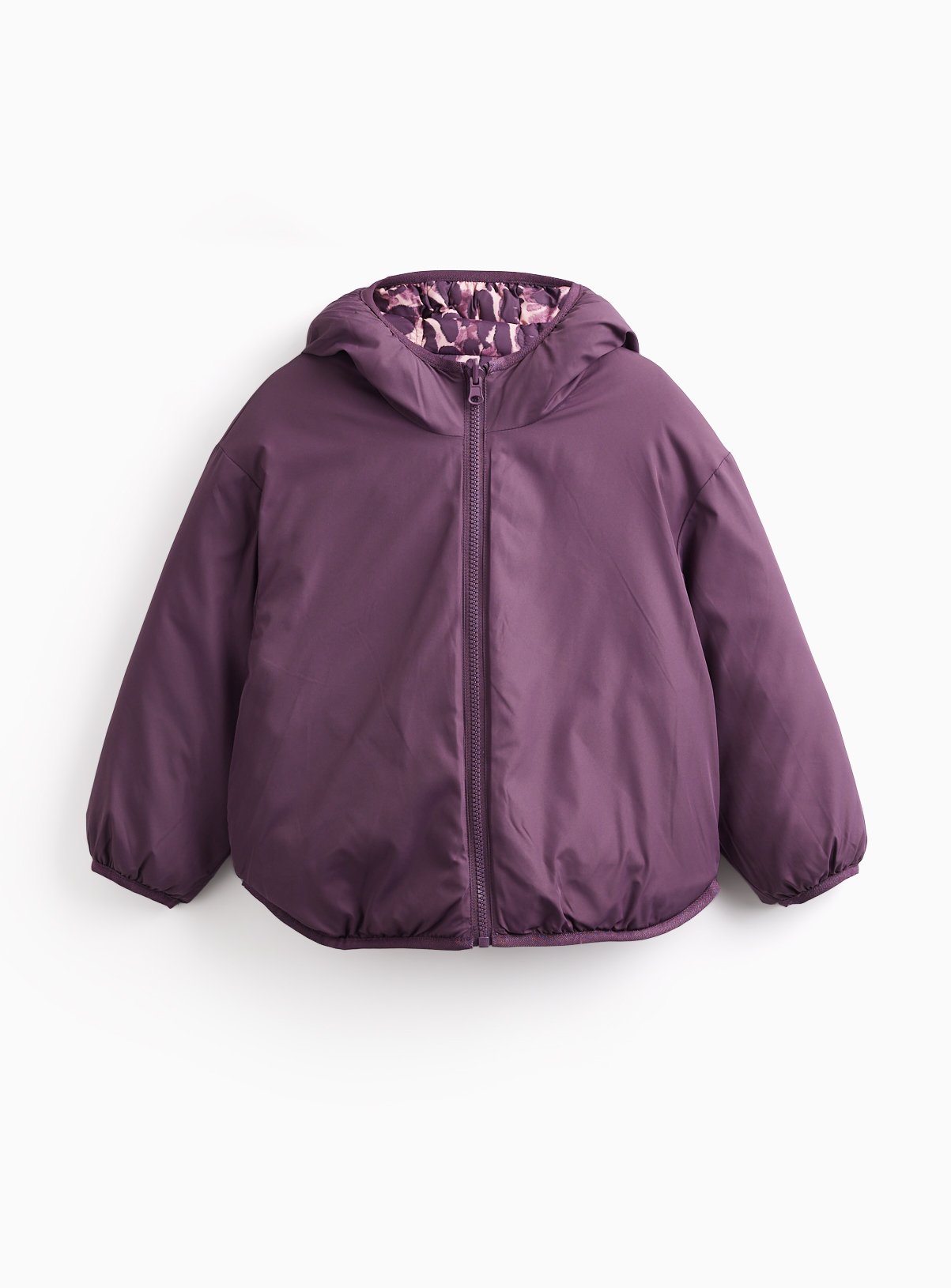 Burgundy Lightweight Quilted Coat 13-14 years - Image 3 thumbnail