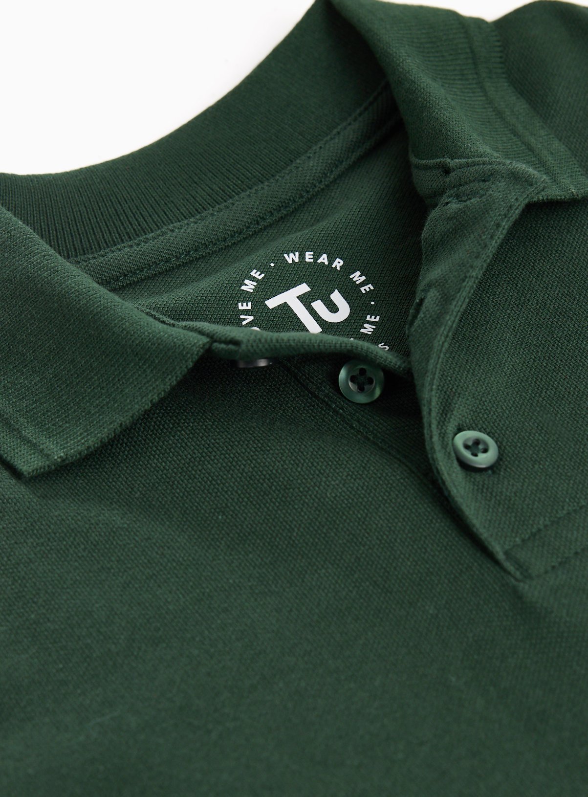 Green Unisex Polo Shirts 5 Pack 9 years - Image 3 thumbnail