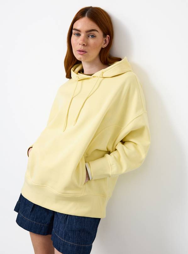 Yellow Elevated Oversized Hoodie XS