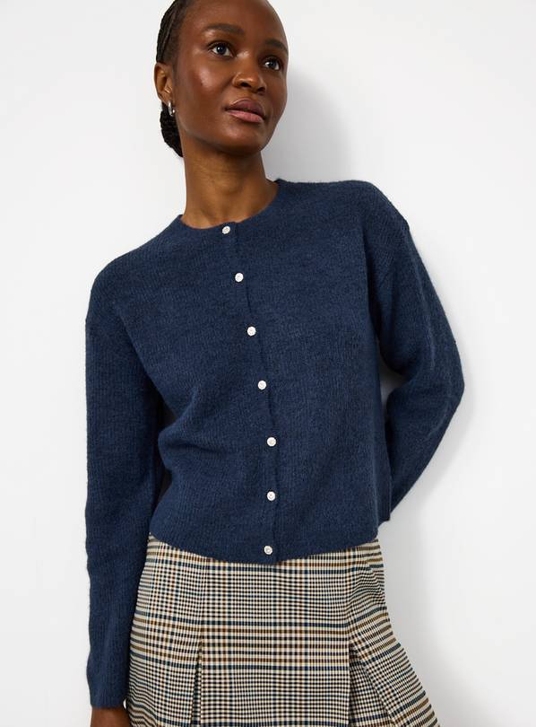 Teal Jewel Button Through Cardigan 16