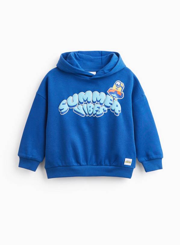 Blue Minions Graphic Hoodie 1-2 years