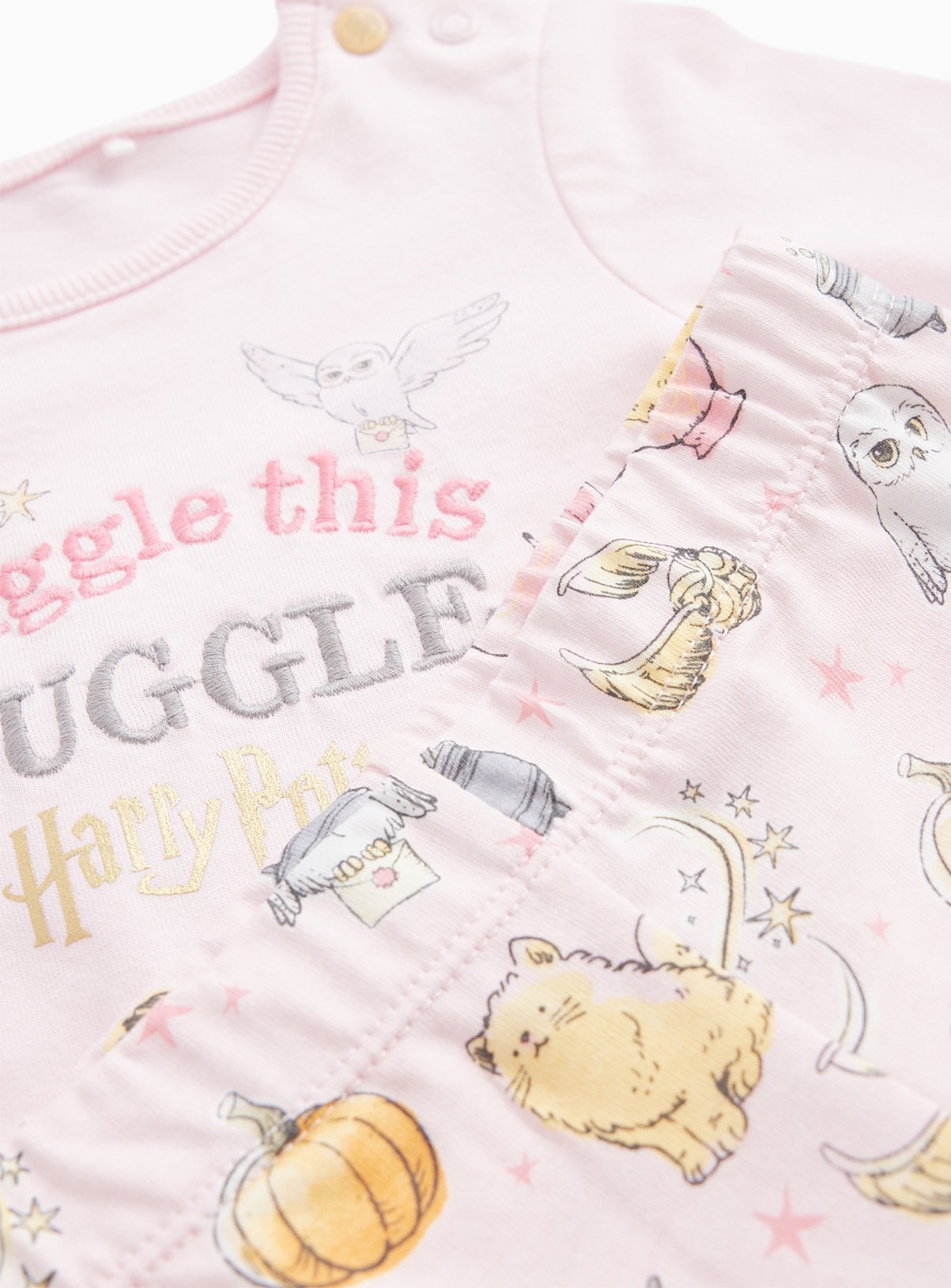 Harry Potter Character Print Pyjama Set 9-12 months - Image 2 thumbnail