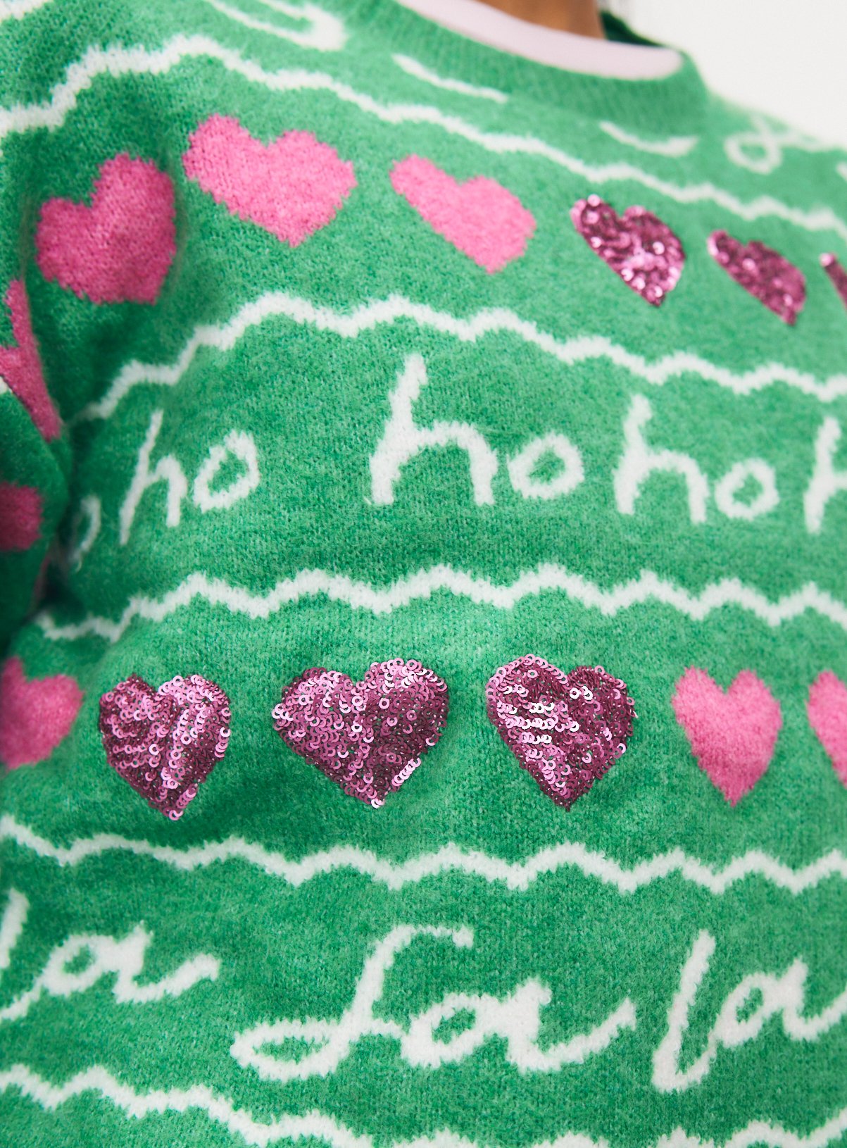 Family Matching Christmas Wrapping Paper Jumper L - Image 3 thumbnail