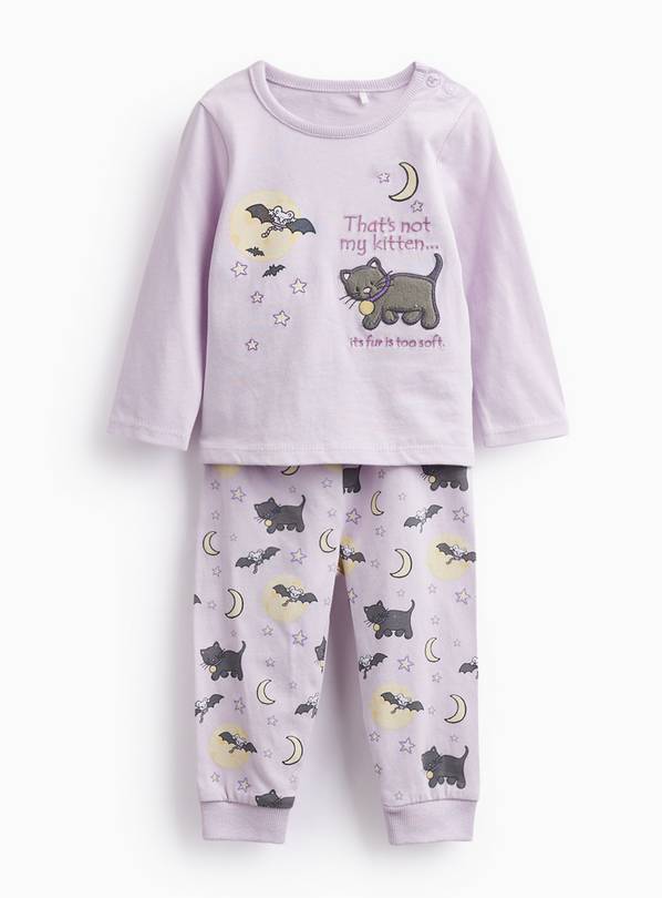 Halloween That's Not My... Kitten Cotton Lilac Pyjama Set 18-24 months