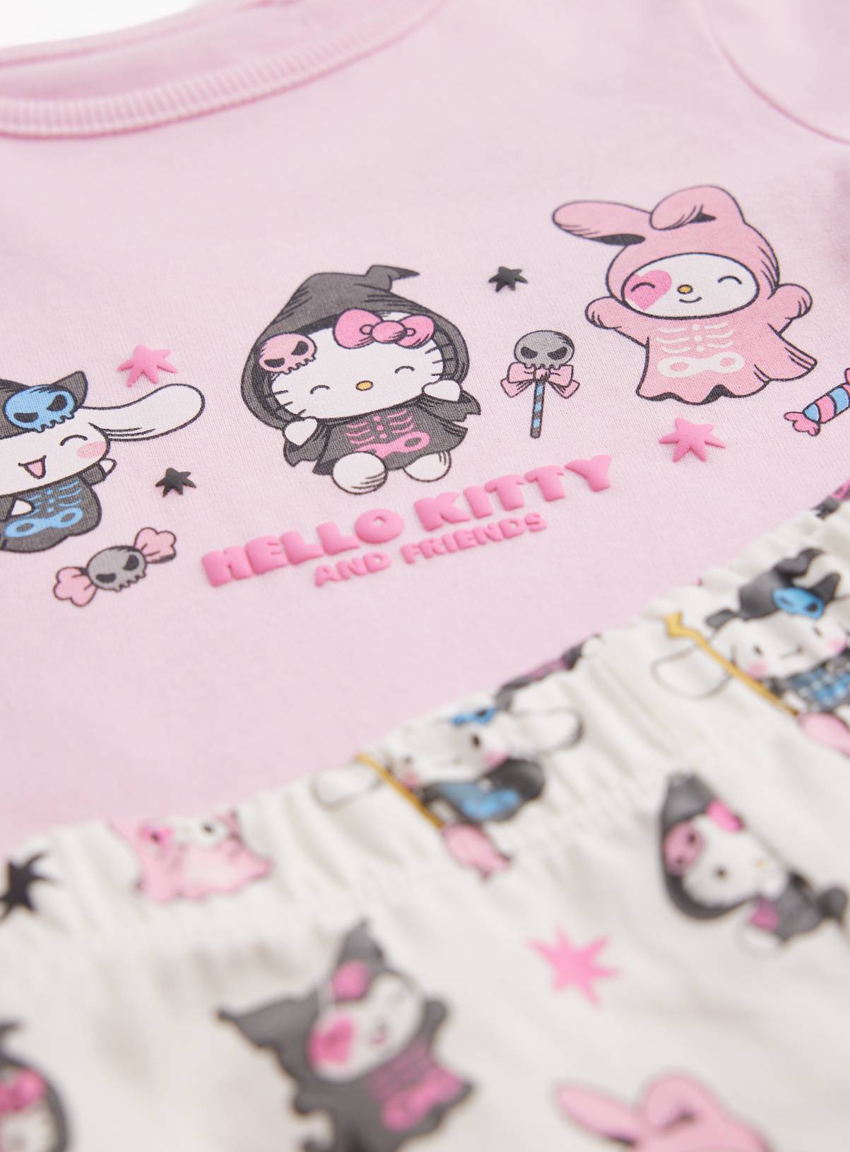 Pink Hello Kitty Halloween Print Pyjamas 18-24 months - Image 2