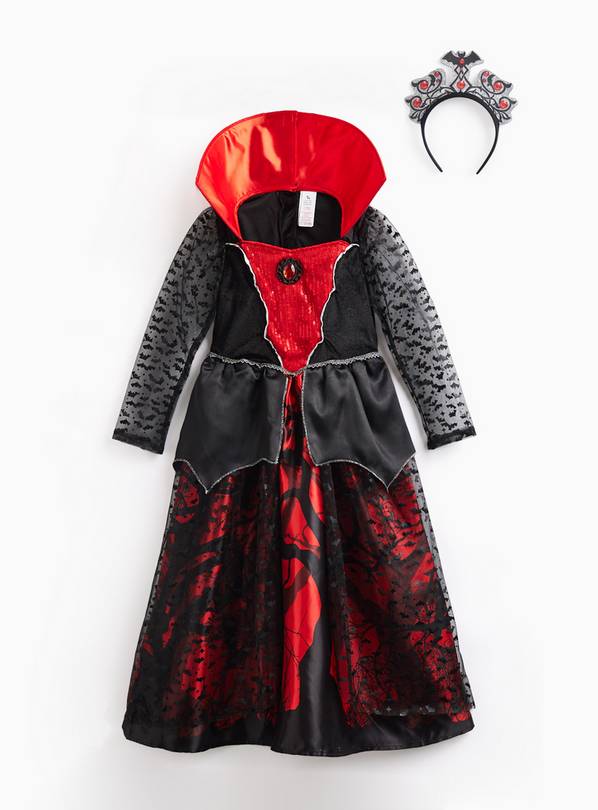 Vampiress Fancy Dress Costume 9-10 years